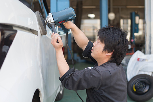 川口自動車のコーティング